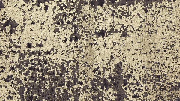 Texture Old Metal Wall Cracked Paint Rust Time Weather Condition — Stock Photo, Image