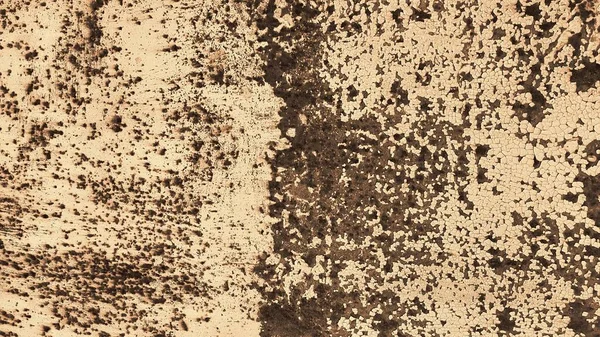 Текстура Старой Металлической Стены Потрескавшейся Краской Ржавчиной Времени Погодных Условий — стоковое фото