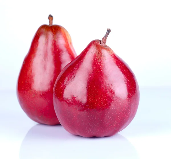 Rode rijpe peren — Stockfoto