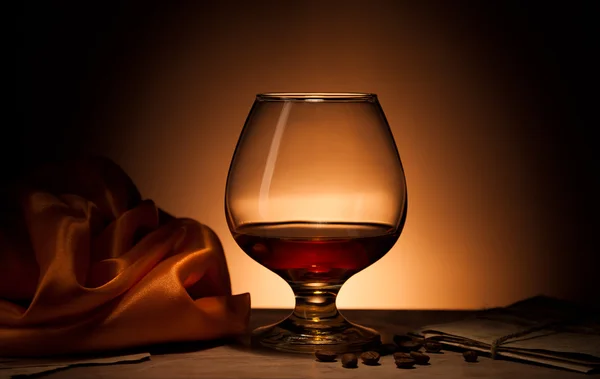 Cognac-Glas — Stockfoto