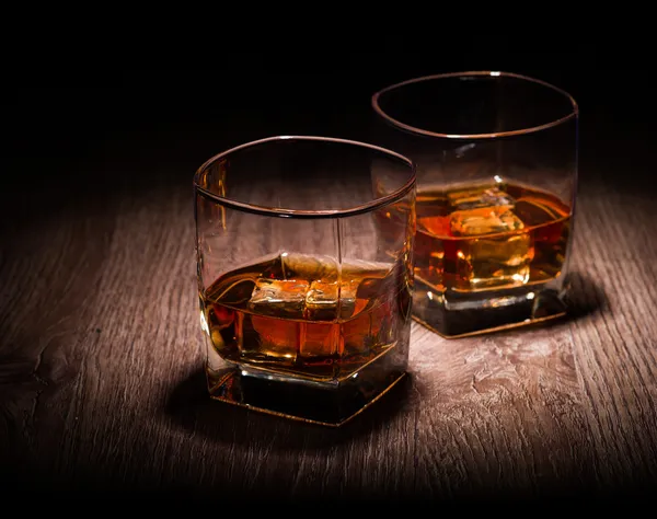 Whiskey en vasos — Foto de Stock