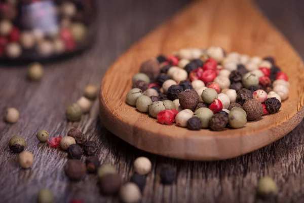 Spices in spoon — Stock Photo, Image