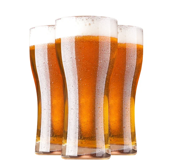 Glasses of beer — Stock Photo, Image