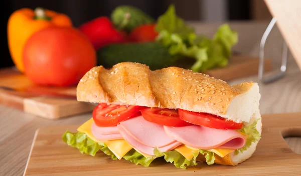 Big sandwich — Stock Photo, Image