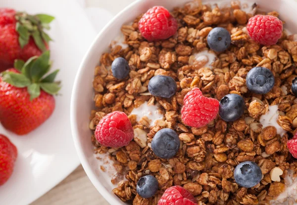 Muesli with berries — Stock Photo, Image