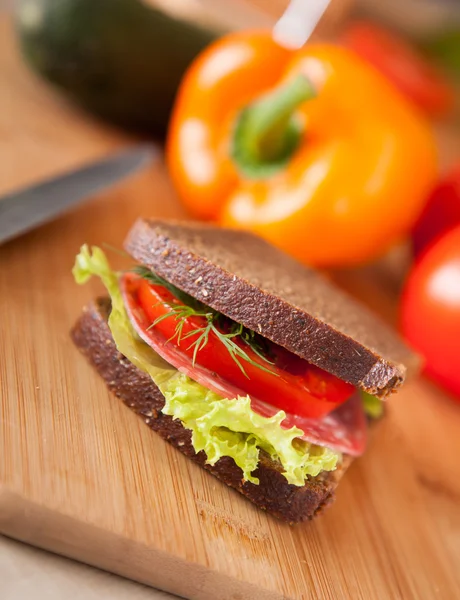 Big sandwich — Stock Photo, Image