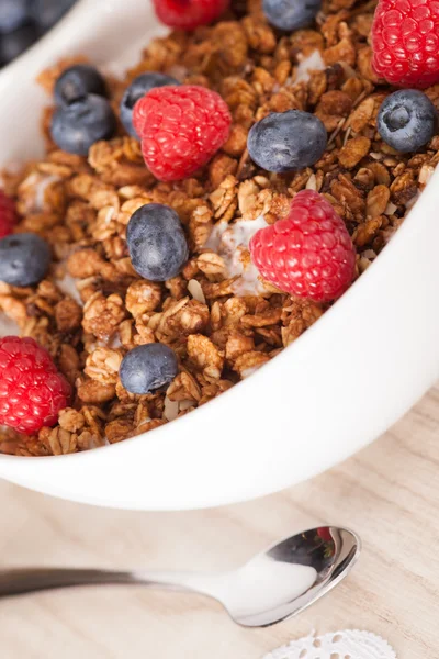 Müsli mit Beeren — Stockfoto