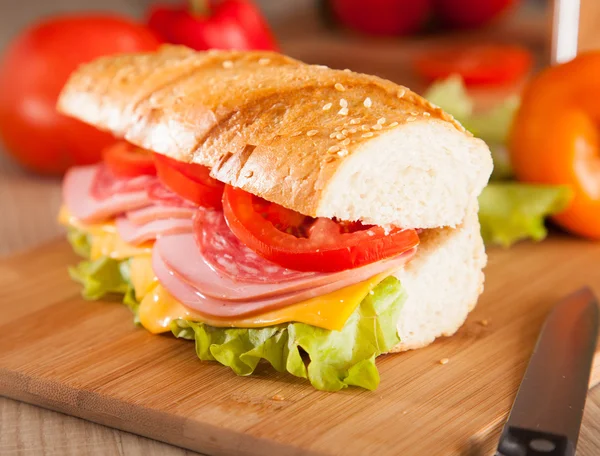 Big sandwich — Stock Photo, Image