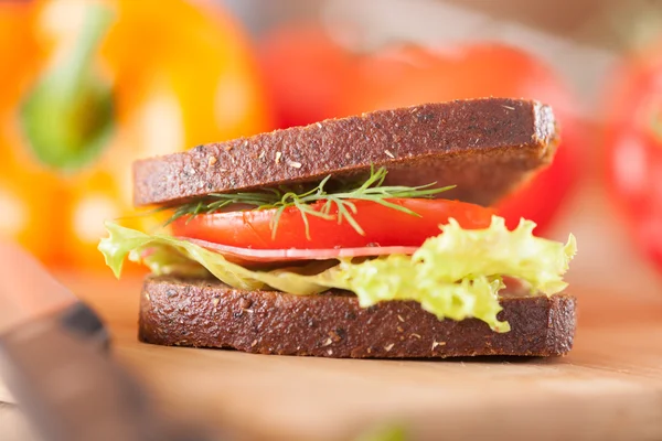 Big sandwich — Stock Photo, Image