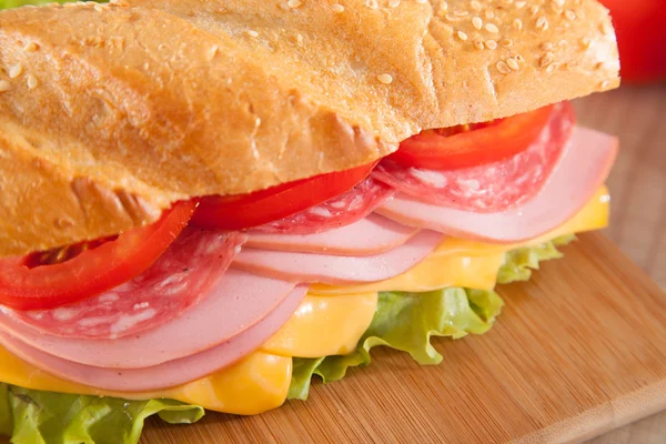 Grande sanduíche — Fotografia de Stock