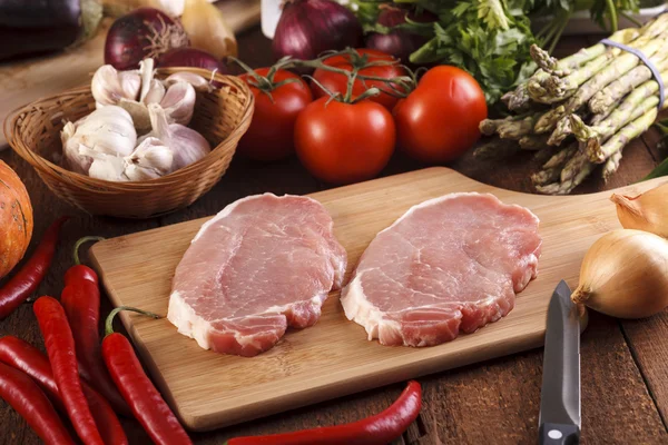 Rohes Fleisch — Stockfoto