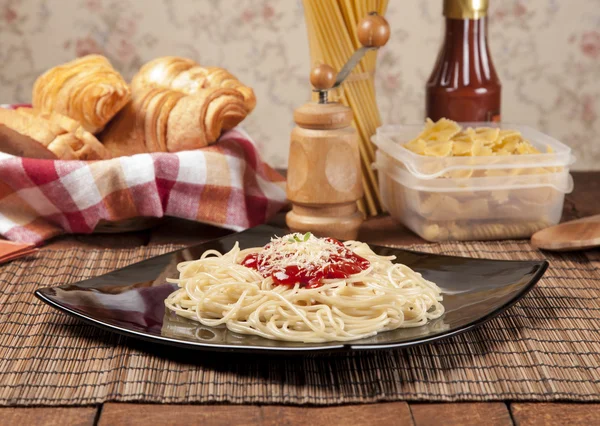 Spaghetti — Stockfoto