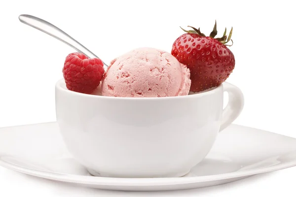 Bowl of ice-cream — Stock Photo, Image