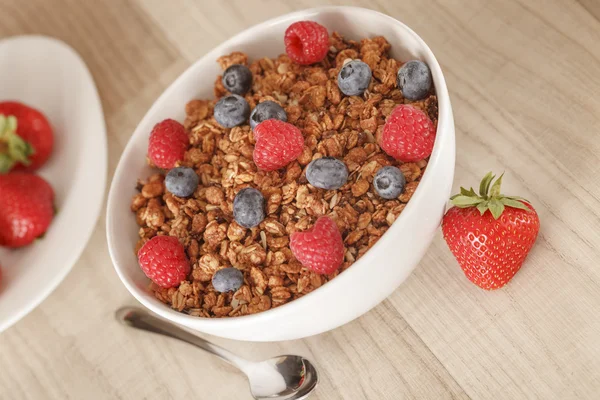 Müsli mit Beeren — Stockfoto