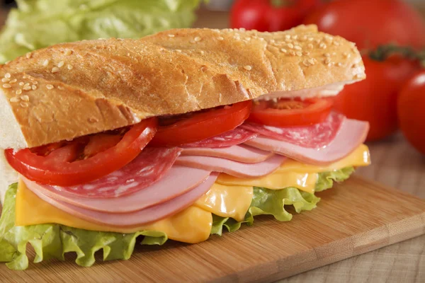 Grote sandwich — Stockfoto