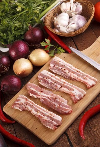 Rohes Fleisch — Stockfoto