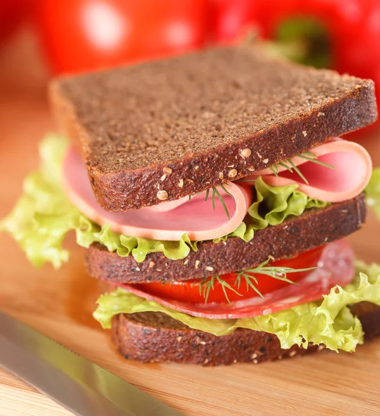 Big sandwich — Stock Photo, Image