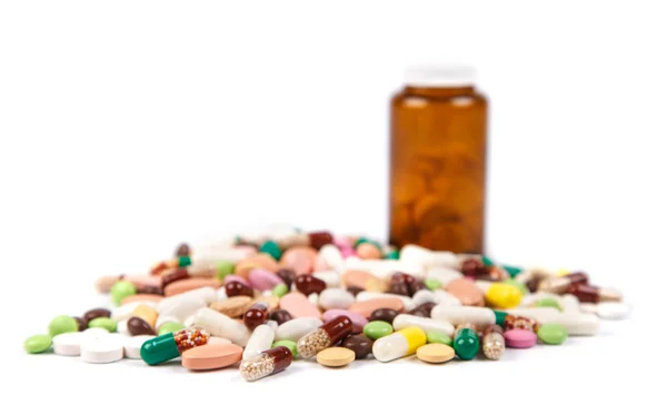 Pills background — Stock Photo, Image