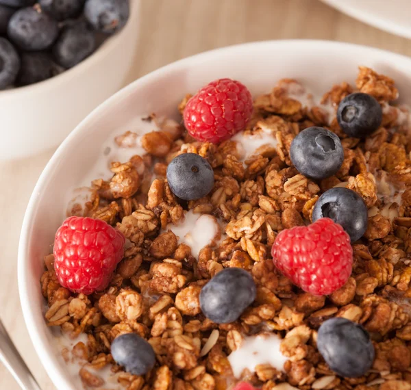 Muesli with berries — Stock Photo, Image