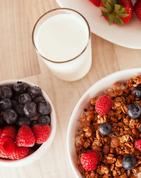 Muesli with berries — Stock Photo, Image