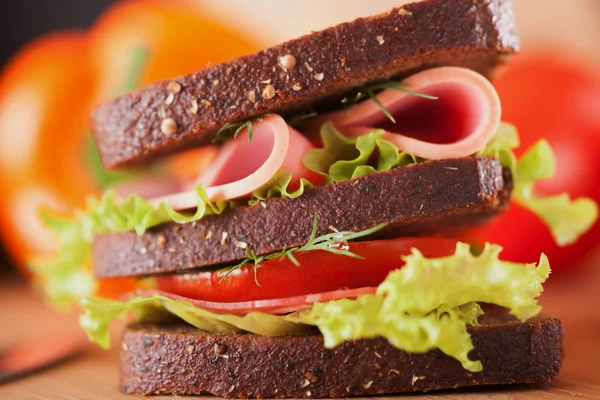 Big sandwich — Stock Photo, Image