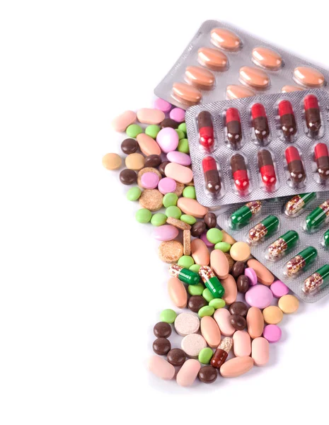 A lot of pills — Stock Photo, Image