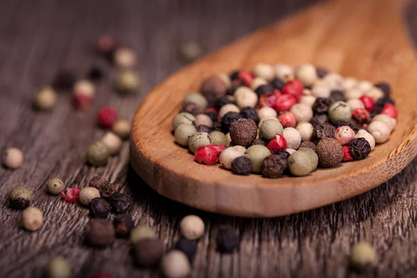 Spices in spoon — Stock Photo, Image