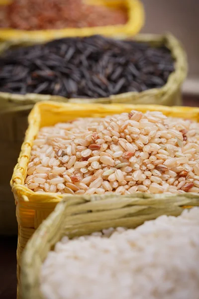 Rýže, různé — Stock fotografie
