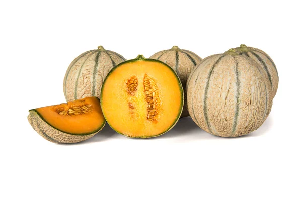 Cantaloupe-meloenen — Stockfoto