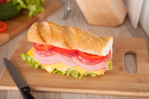 Big sandwich — Stock Photo, Image