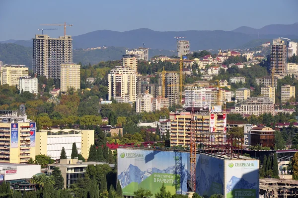 Paisaje urbano de Sochi. Edificio nuevo — Foto de Stock