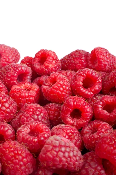 Ripe raspberries fruit background. — Stock Photo, Image