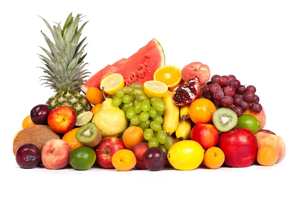 Enorme grupo de frutas frescas — Fotografia de Stock