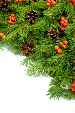 Noel arkaplanı. Eve çerçevesi