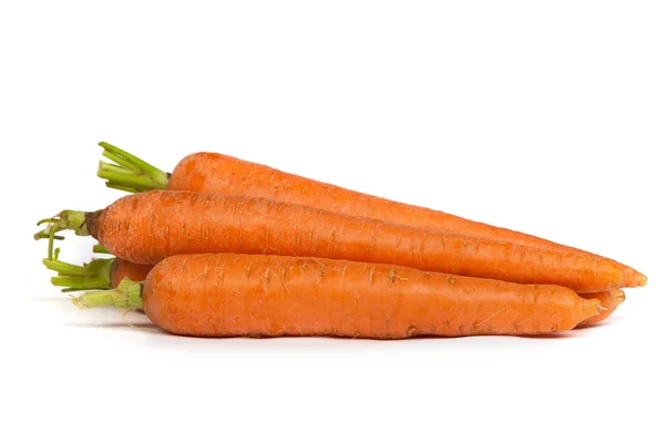 Bunch of fresh carrot isolated on white — Stock Photo, Image