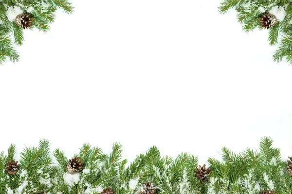 Weihnachtlicher Hintergrund. Rahmenwerk für Vorabend — Stockfoto