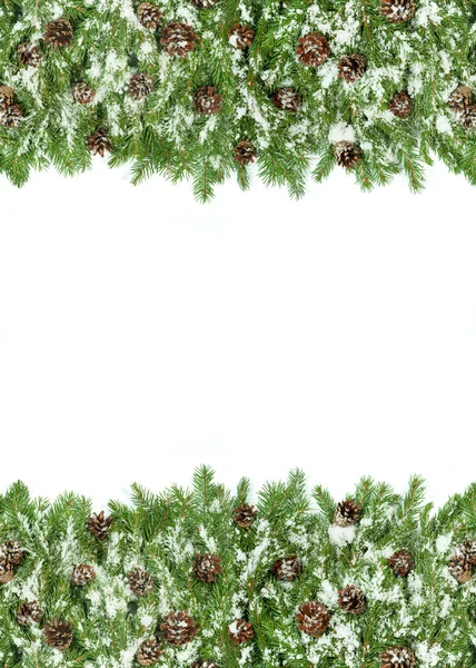 Weihnachtlicher Hintergrund. Rahmenwerk für Vorabend — Stockfoto