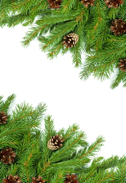 Weihnachtlicher Hintergrund. Rahmenwerk für Vorabend — Stockfoto