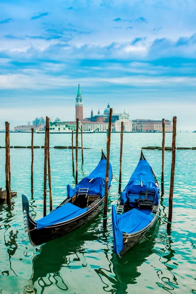 Canal Grande a Venezia, Italia. San Giorgio Maggiore . - — Foto Stock