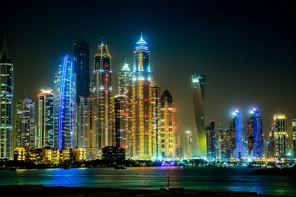 Dubai Marina cityscape, UAE — Stock Photo, Image