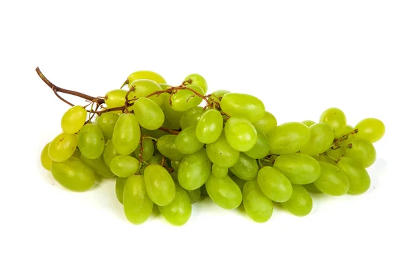 Bando de Uvas Verdes que colocam isolado — Fotografia de Stock