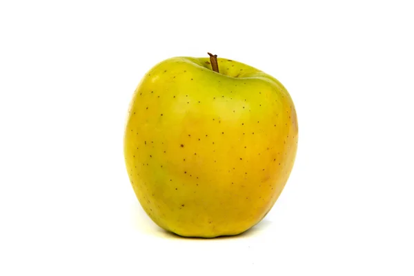 Una manzana verde brillante aislada en blanco — Foto de Stock