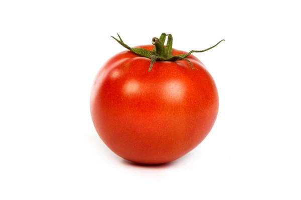 Beyaz üzerine kırmızı taze domates isoated — Stok fotoğraf