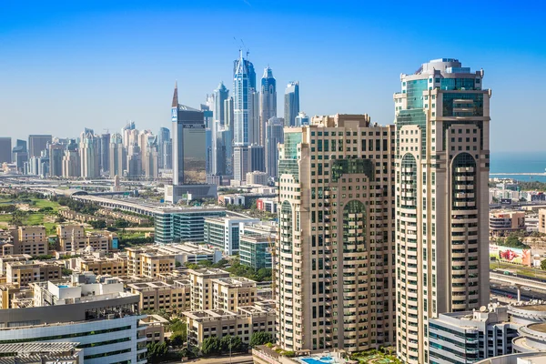 Дубай в центре. Восточная, Объединенные Арабские Эмираты — стоковое фото