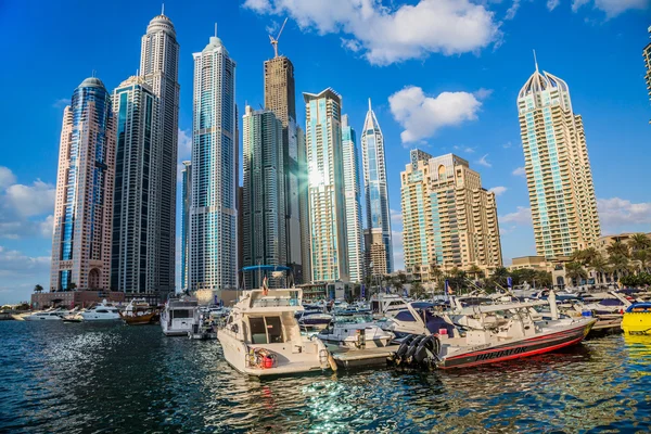 Dubai Marina cityscape, UAE — Stock Photo, Image