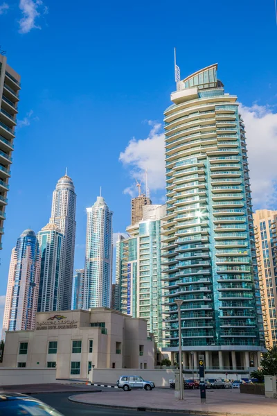 Dubai Marina Stadtbild, uae — Stockfoto