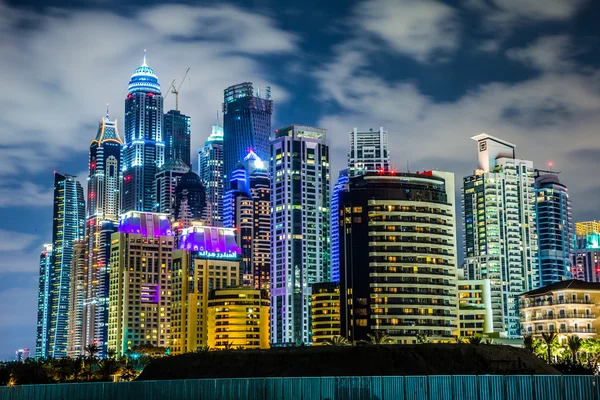 Dubai Marina Cityscape, UEA — Stok Foto