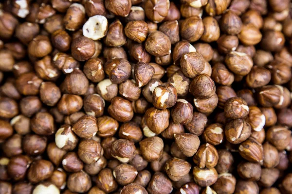 Hazelnut in the street shop in Dubai Stock Image