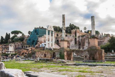 Roma 'da Roma harabeleri.