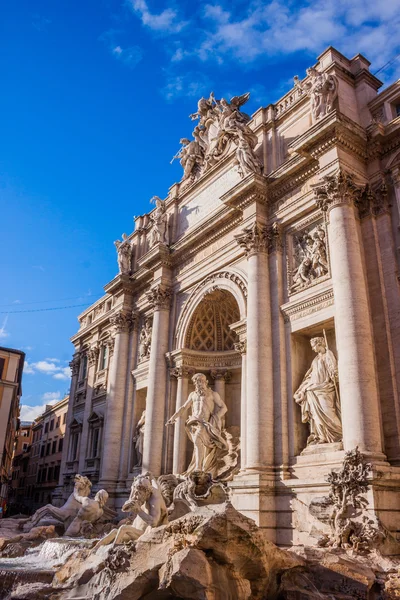 Trevi-kút - Róma híres mérföldkő — Stock Fotó